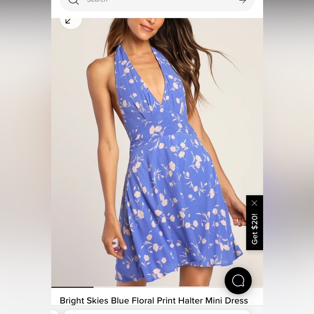 Lulus skater dress XS